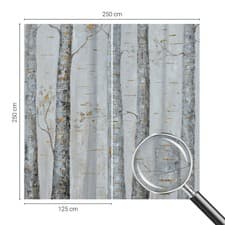 Image of Peel and Stick Wallpaper No Glue Needed Birch Forest In A Classic Composition