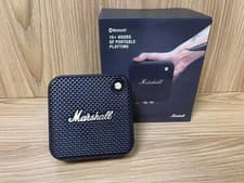 Image of Marshall Willen Bluetooth Portable Bluetooth Speaker - Black & Brass/Cream