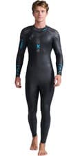 Image of 2025 2XU Mens P:2 Propel Swim Wetsuit - Black / Aloha