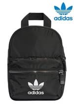 Image of adidas Originals ED5869 Unisex White Trefoil Mini Black Backpack New 849