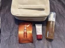 Image of Clarins Facial Cleansing Moisturising Gift Set New In Clarins Bag