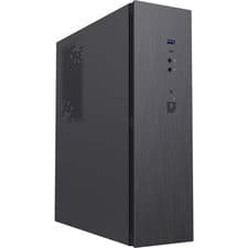 Image of CiT S8i SFF Micro-ATX PC Case Black 8.3L Compact Desktop Chassis TFX PSU Support