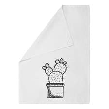 Image of 'Cactus' Cotton Tea Towel / Dish Cloth (TW019882)