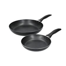 Image of KitchenCraft Non-Stick Frying Pan Set in Gift Box 28cm&20cm Alum. Pans