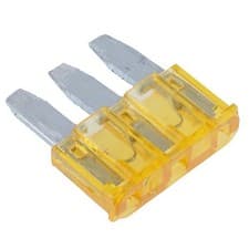 Image of 50 x 5A Micro3 Blade Fuse Auto Automotive Car Van Bike