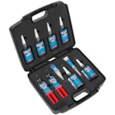 Image of Sealey 10 Piece Adhesive and Sealant Kit