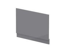 Image of 800mm Bath MDF End Panel & Plinth - Gloss Cloud Grey