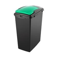 Image of Addis - 40L Recycling Bin With Green Lid