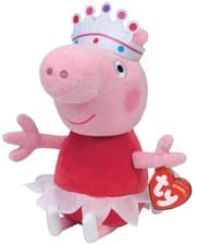 Image of TY Original Beanie Babies Collection Peppa Pig Ballerina Soft Plush Toy