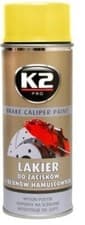 Image of Brake Caliper Paint Spray YELLOW HIGH GLOSS Heat 260°C Temperature Resistant K2