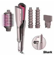 Image of Shark FlexFusion 4-in-1 Air Styler & Dryer & Ceramic Straightener, HD641SUK