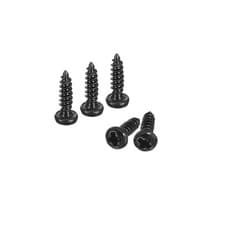 Image of #2 x 5/16" Phillips Pan Head Self-tapping Screw, 100pcs Round Head (Black)