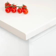 Image of White Laminate Worktops, Semi Gloss - 3m, 4m Lengths, 38mm Thick Kitchen Tops