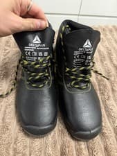 Image of Safety Boots for Work Size 11 UK New with Tags Delta Plus Black