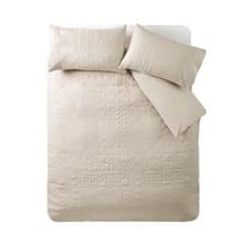 Image of Catherine Lansfield Folkstone Geo Duvet Cover Set with Pillowcases