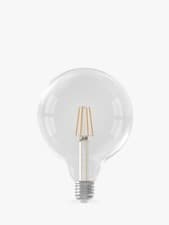 Image of Calex LED Filament 125mm Clear Globe 4w E27 ES 2700K Warm White