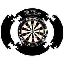 Image of Harrows 4 Piece Dartboard SurroundOne Size Black RD1805
