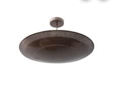 Image of Modern Perforated Bronze Pendant Light Fixture