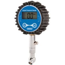 Image of Draper Digital Tyre Pressure Gauge With Heavy Duty Rubber Cover 20 Bar 300PSI