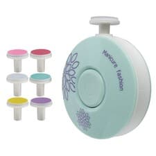Image of .Electric Baby Nail Clipper Baby Nail File Kit Manicure Set Nail Trimmer With 6