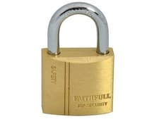 Image of Faithfull Brass Padlock 30Mm 3 Keys FAIPLB30
