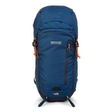 Image of Regatta Highton V2 45L Rucksack Hiking Backpack Durable Streamair Ventilation