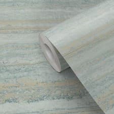 Image of Strata Marble Metallic Wallpaper Sage Green Gold World of Wallpaper 3102
