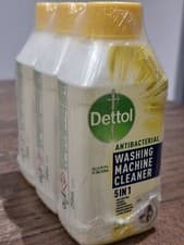 Image of 6 x Dettol Washing Machine Cleaner Lemon 250ml Kills 99.9% of Bacteria