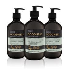 Image of New Baylis Harding Goodness Oud Cedar And Amber 500 Ml Hand Wash Pack Of 3 Uk