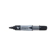 Image of Pilot V-Board Master Whiteboard Marker Pens Bullet Tip Medium Black (10 Pack)