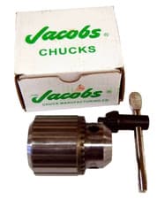 Image of Jacobs Model 34-33 1/2" x 33JT H/D Plain Bearing Keyed Drill Chuck- TIR .004"