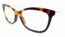 Image of Hugo Boss Glasses Frame Havana Brown with Silver Arms 53mm Eyeglasses 0946 086