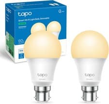 Image of Tapo L510B Smart Bulb 2-Pack B22 LED Dimmable Alexa Google Assistant Wi-Fi Contr