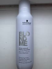 Image of Schwarzkopf BlondMe Bond Repair Purple Shampoo 300ml