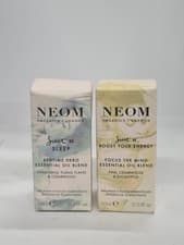 Image of NEOM Wellbeing Essential Oil Blends Collection 2 x 10ml Bedtime Hero, Focus Mind
