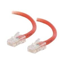 Image of C2G 3M Assembled Cat5e PVC Non-Booted Unshielded (UTP) Network Patch Cable - Red