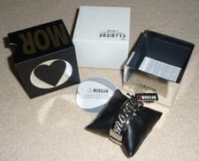 Image of Ladies Morgan De Toi Silver Coloured Bangle Style Watch M985S New in Box