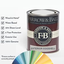 Image of 750ml - Farrow and Ball Paint - Exterior Eggshell - Current Colours
