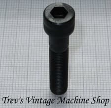 Image of 1/2 BSF hex socket cap head Allen screws - black steel - 5/8in to 4in long