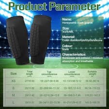Image of 2Pcs Soccer Shin Guards Shin Pads for Kids Youth Adult Calf Protective Sleeve UK