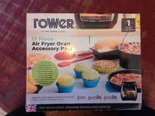 Image of Tower 17pc Silicone Air Fryer Accessory Set, Baking