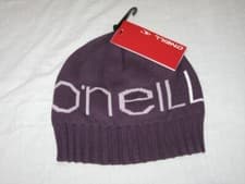 Image of O'NEILL Jacquard Logo Beanie Hat Plum Perfect Mauve Medium