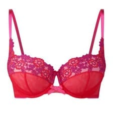 Image of Gossard Lingerie Amour Non Padded Balconette Bra Red 11305