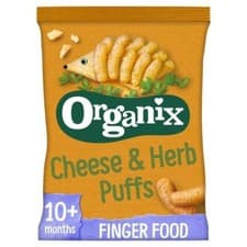 Image of Organix Goodies Organic Cheese & Herb Puffs 4 x 15g - Pack of 2
