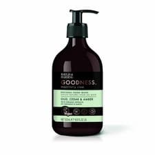 Image of Baylis & Harding Goodness Natural hand wash oud, cedar & amber 500ml