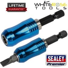 Image of Sealey Bit Holder Premier Quick Release Chuck Adaptor Screwdriver 1/4" Hex Drive