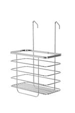 Image of Croydex Hook Over Door Shower Caddy Bathroom Storage Deep Basket Organiser