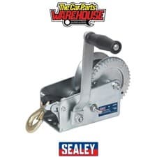 Image of Sealey GWW2000M Geared Hand Winch with Webbing Strap 900kg Capacity