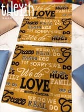 Image of Set of 2 Inspirational Printed Cushion Covers, Cushion Cases 18x18"