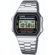 Image of Casio Silver A168 Digital Vintage Fashion Unisex Classic Watch With Warranty
